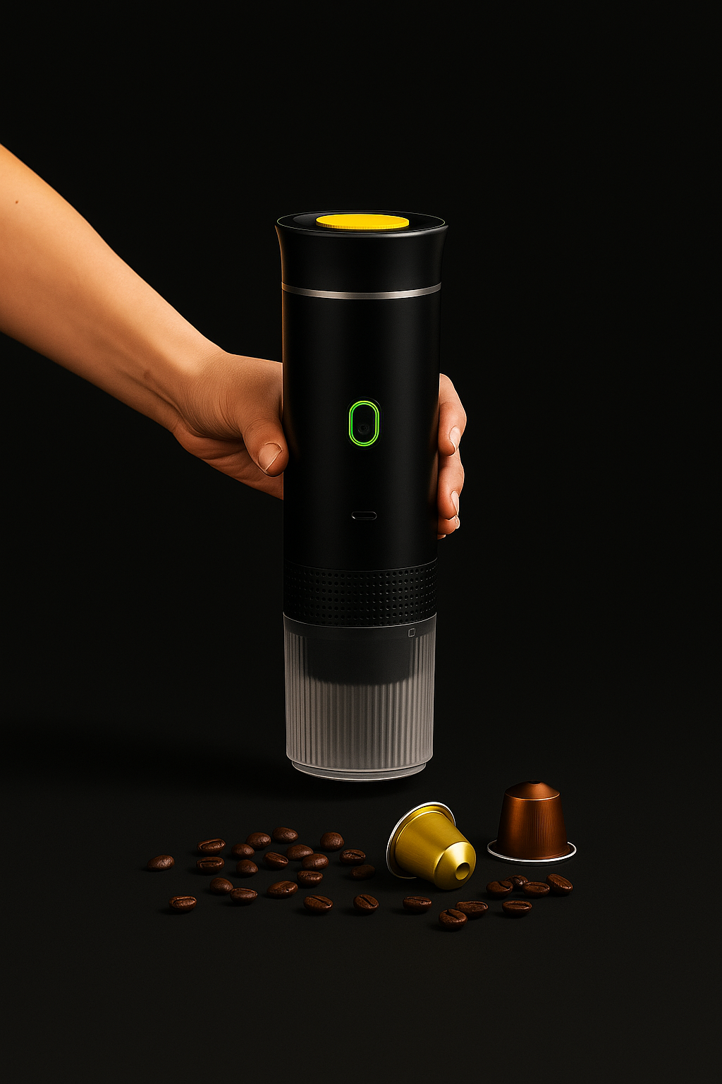Cafetière portable ViVa + capsule réutilisable offerte